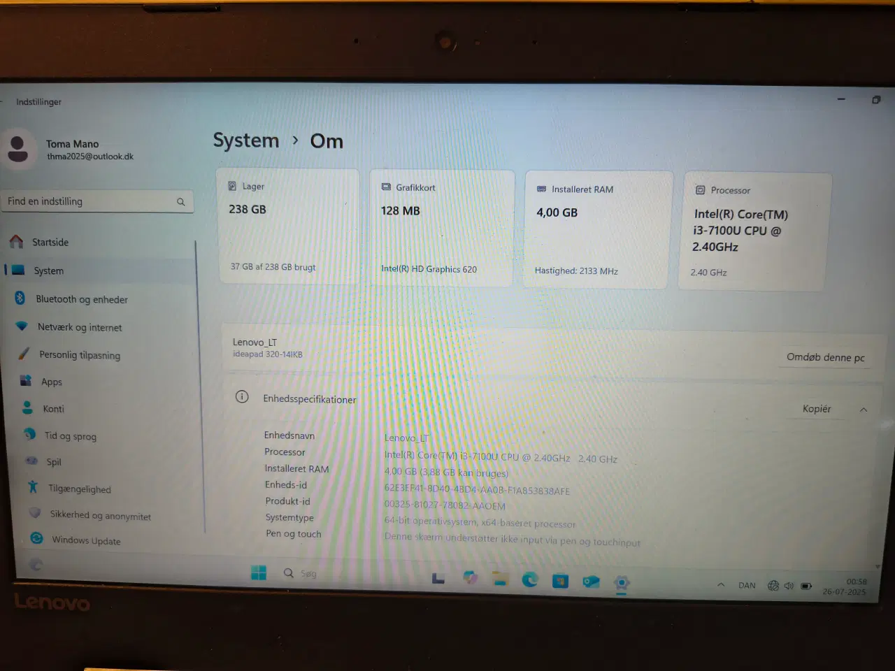 Billede 1 - Billig studie pc
