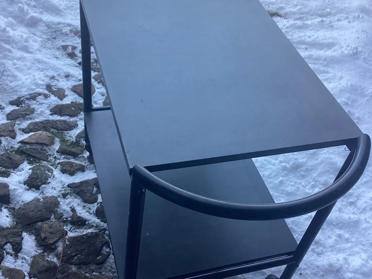 Billede 3 - Serveringsvogn, rullebord metal