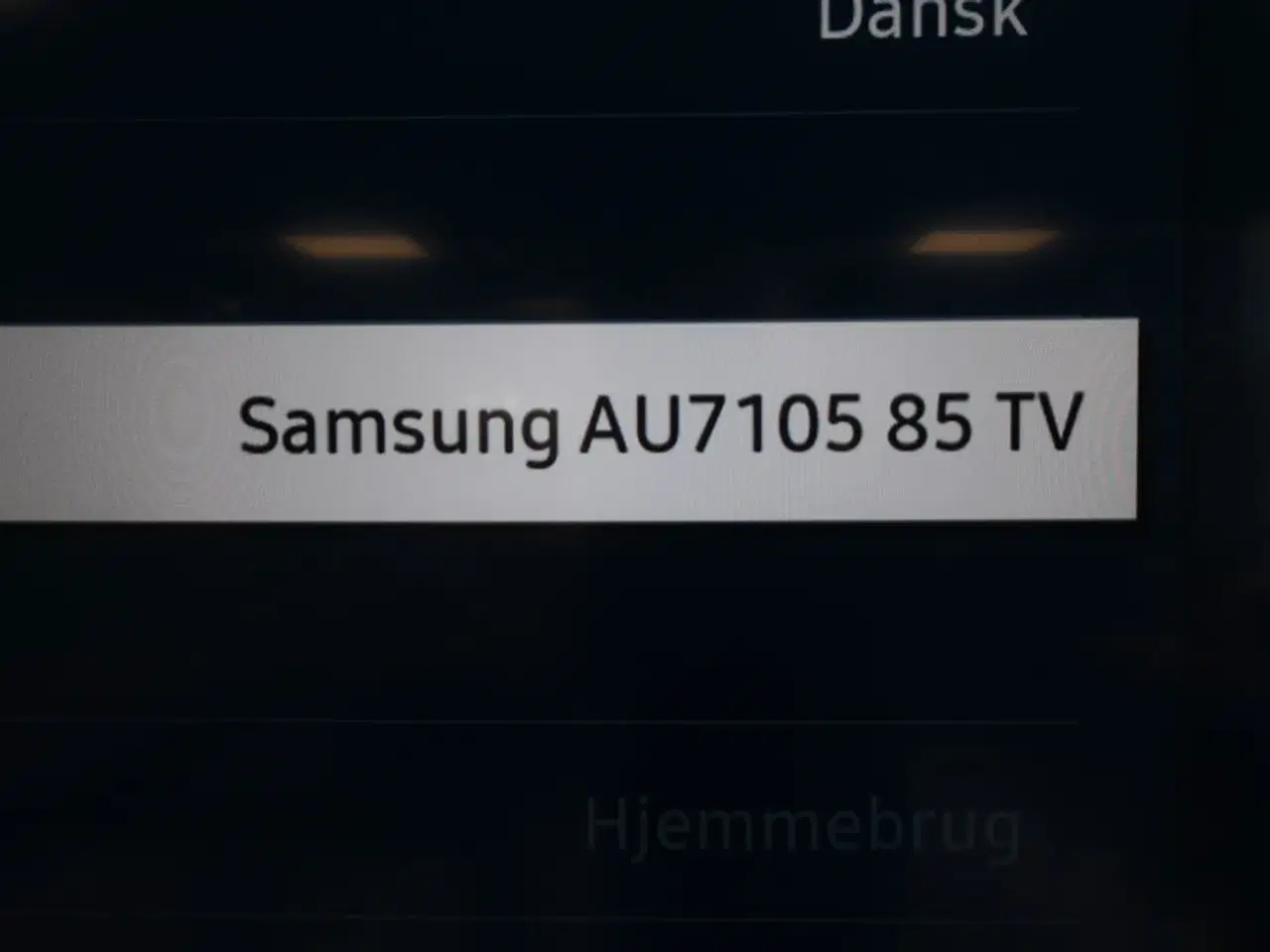 Billede 2 - Fjernsyn 85" SAMSUNG AU7105 85