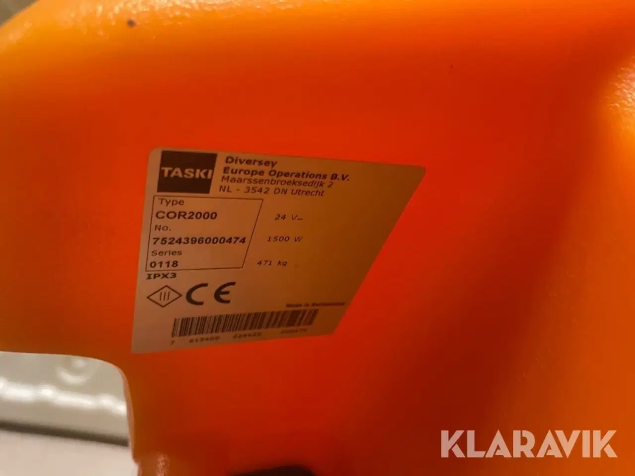 Billede 9 - Gulvvasker Taski COR2000