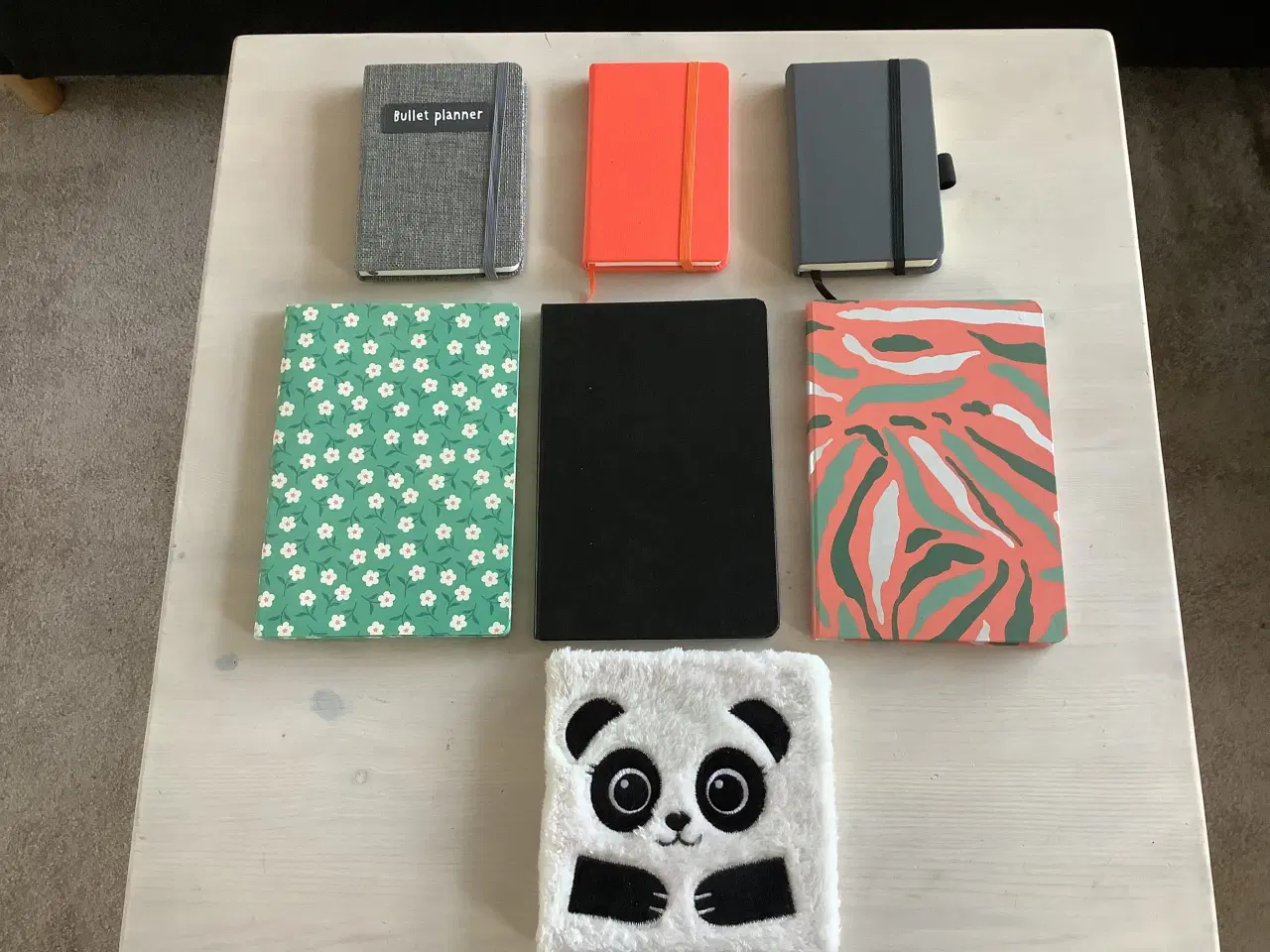 Billede 2 - 7 stk notesbøger i forskellige størrelser ubrugte 