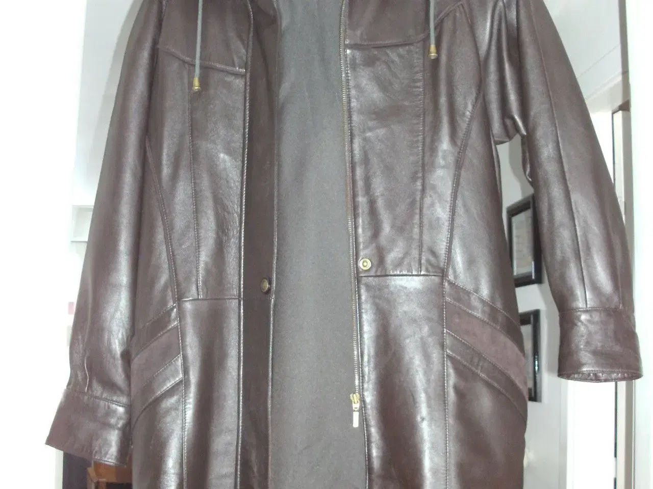 Billede 2 - Skind jakke / frakke
