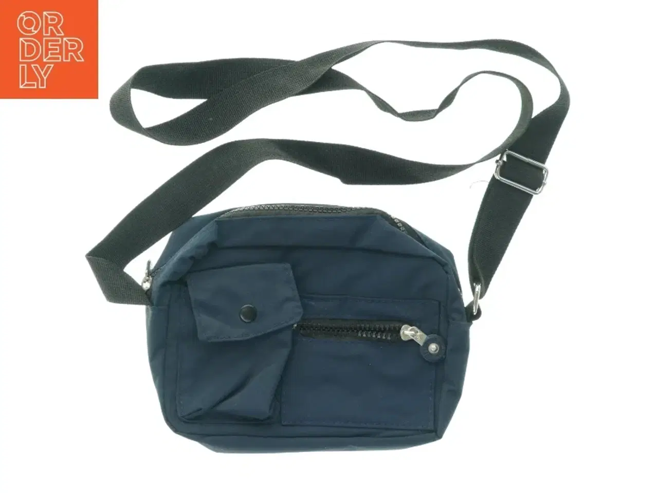 Billede 1 - Mørkeblå bæltetaske (str. 22 x 18 cm)