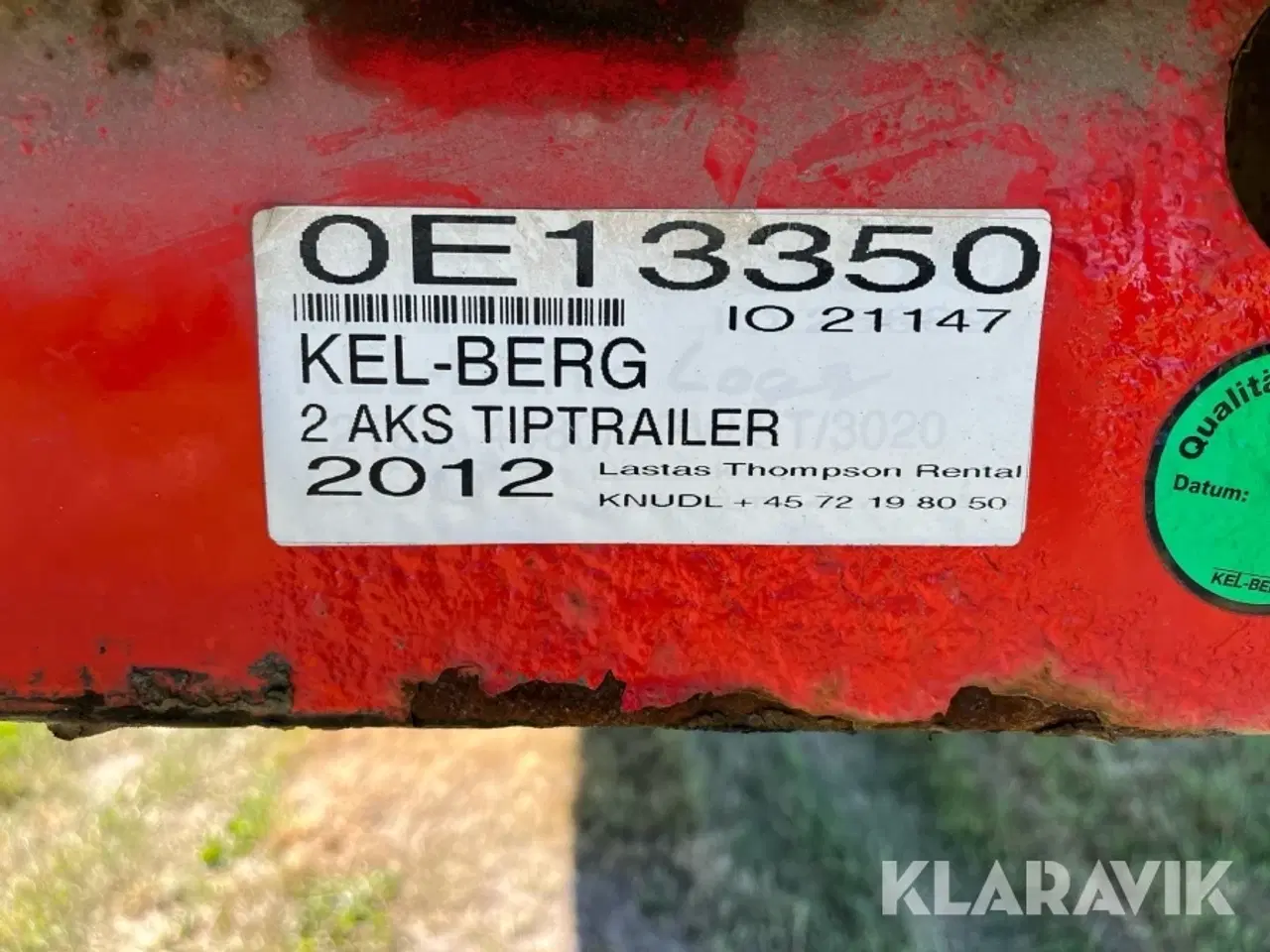 Billede 6 - Tip-Trailer Kel-Berg