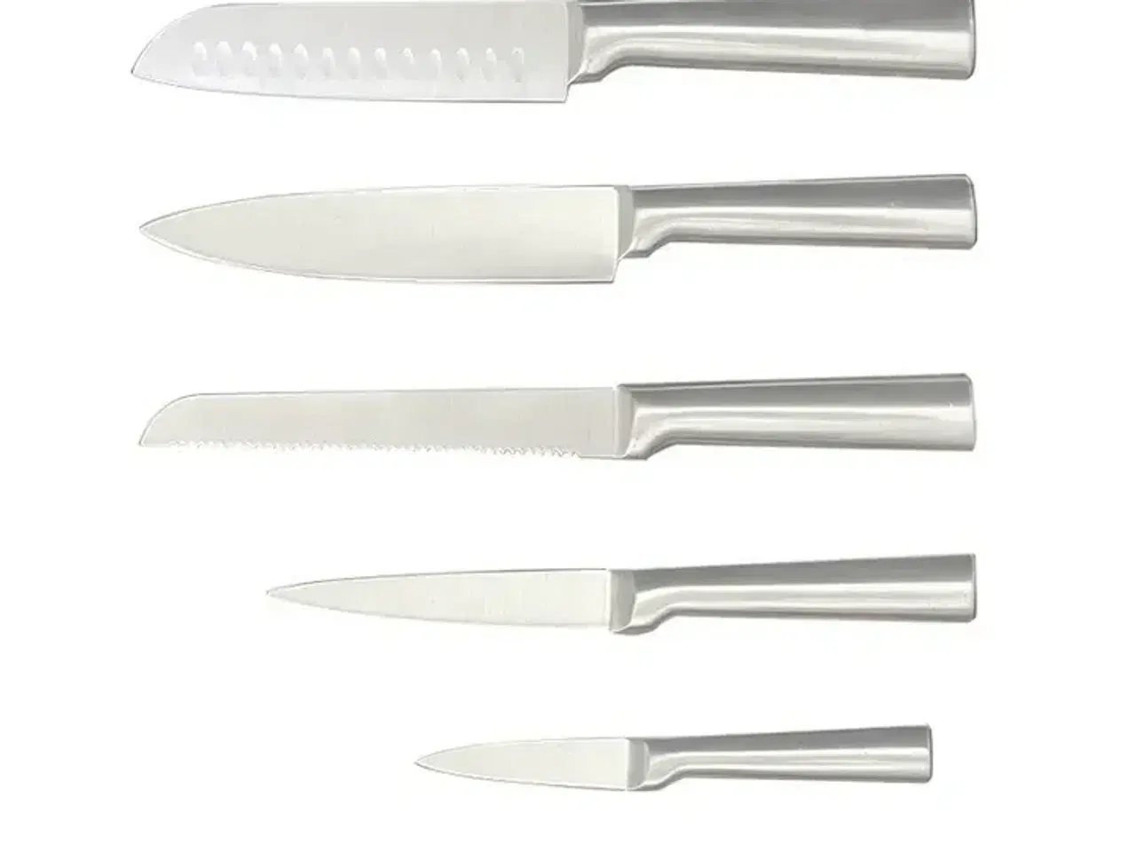 Billede 4 - Kokkeknivsæt med 5 dele – Rustfrit stål