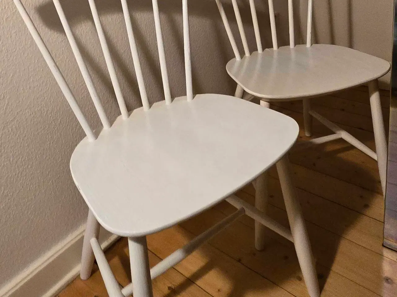 Billede 2 - FDB-stole - malet hvid