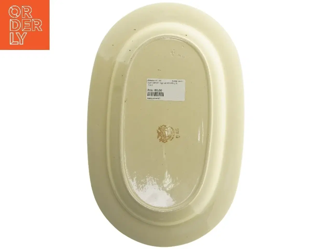 Billede 4 - Oval serveringsfad med blomstermotiv fra Villeroy & Boch (str. 37x24 cm)