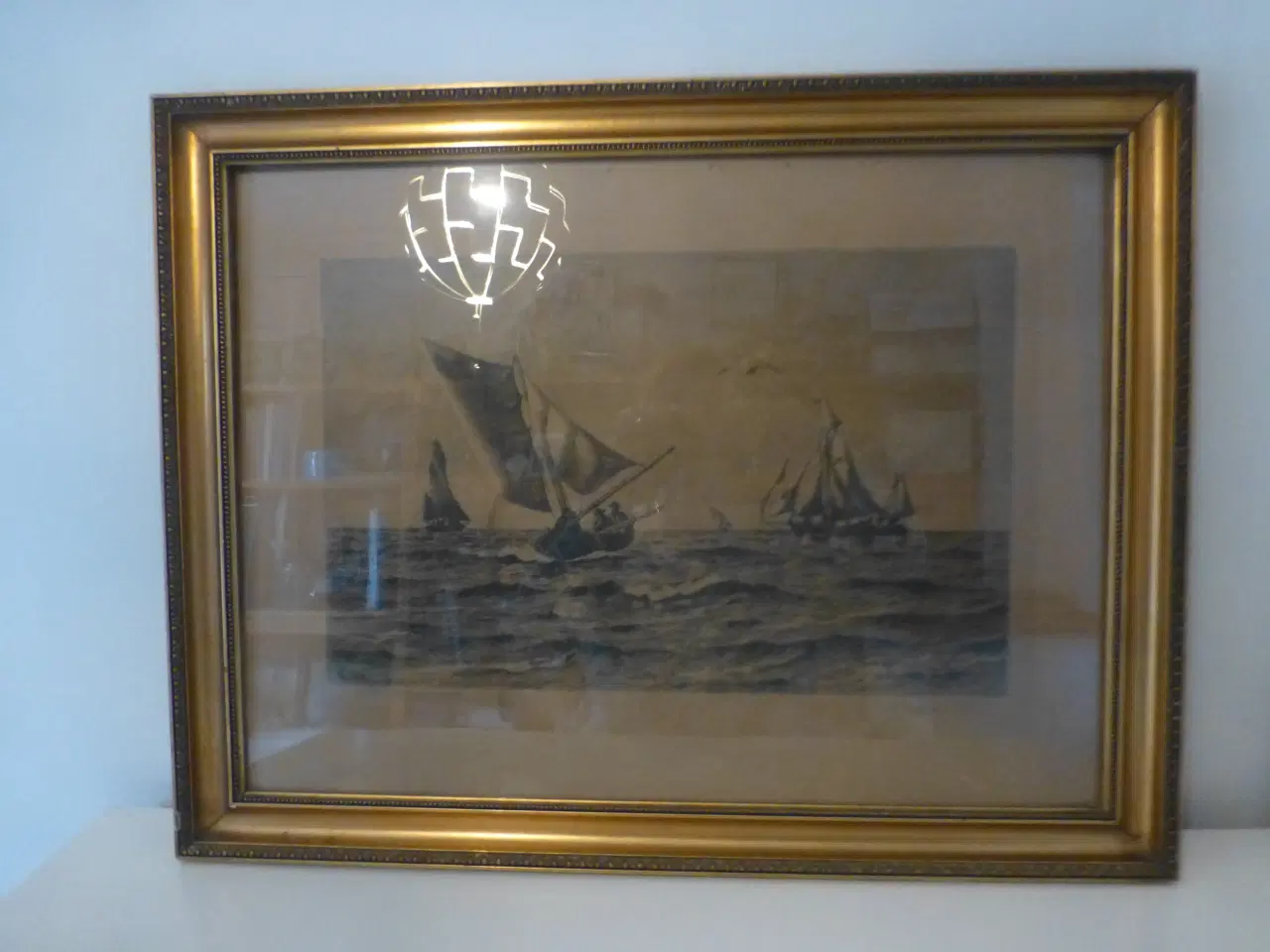 Billede 2 - Carl Locher Radering (1851-1915) Signeret 1907