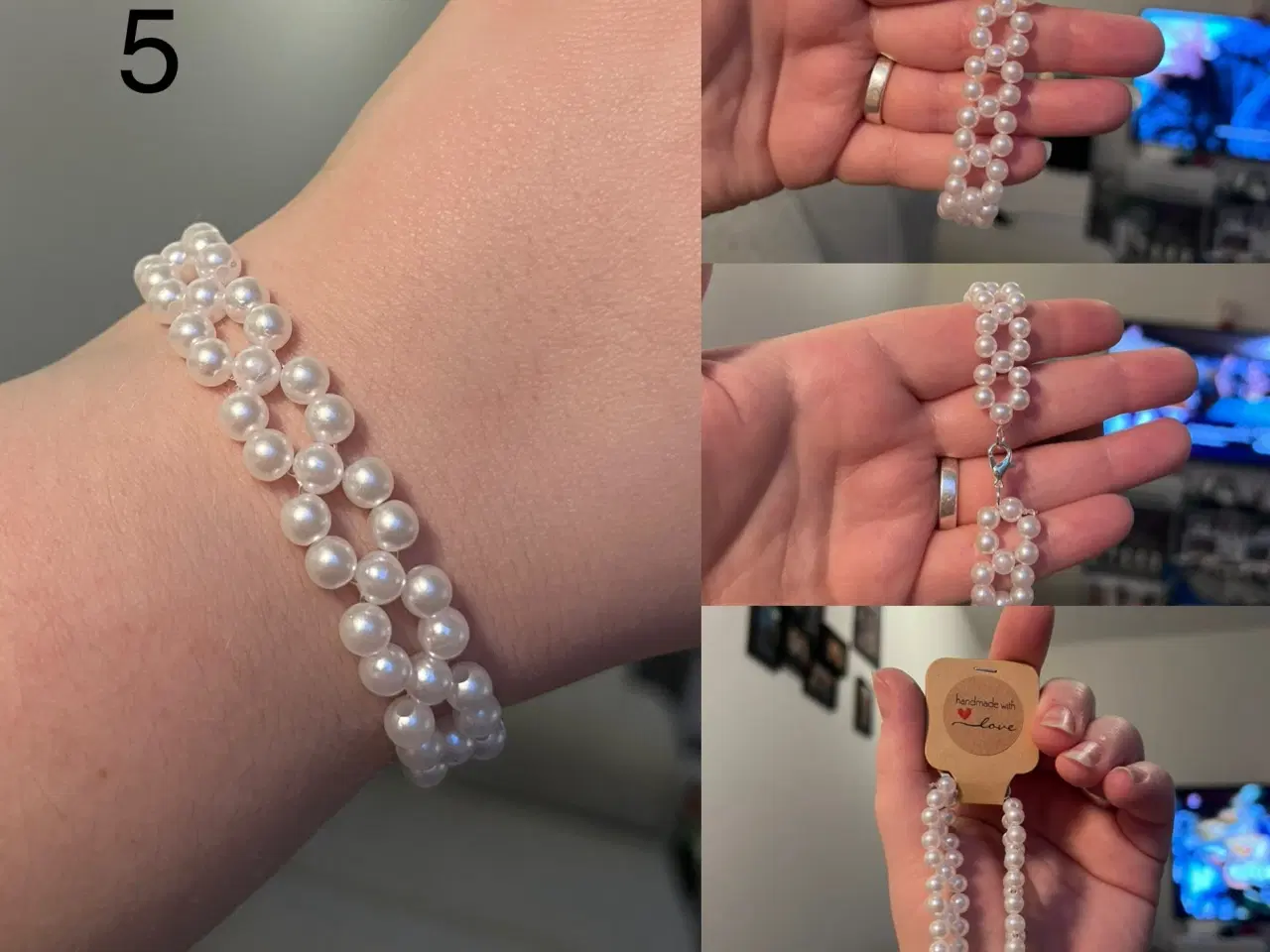 Billede 5 - Elegante perle armbånd