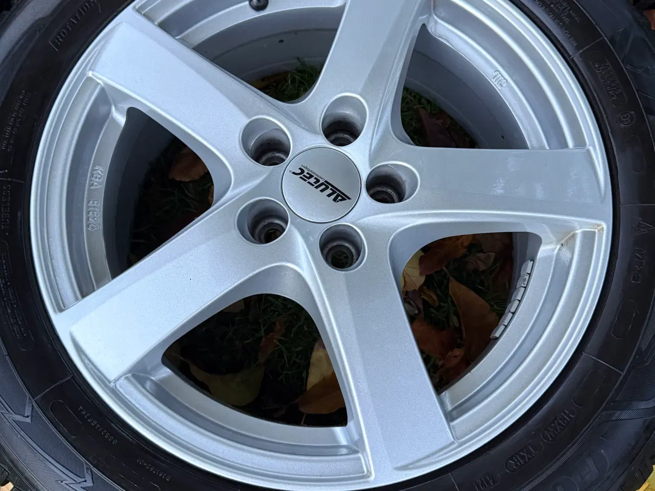 Billede 4 - Vinterhjul,5x100 alu 205/60-16 VW-Skoda-Seat