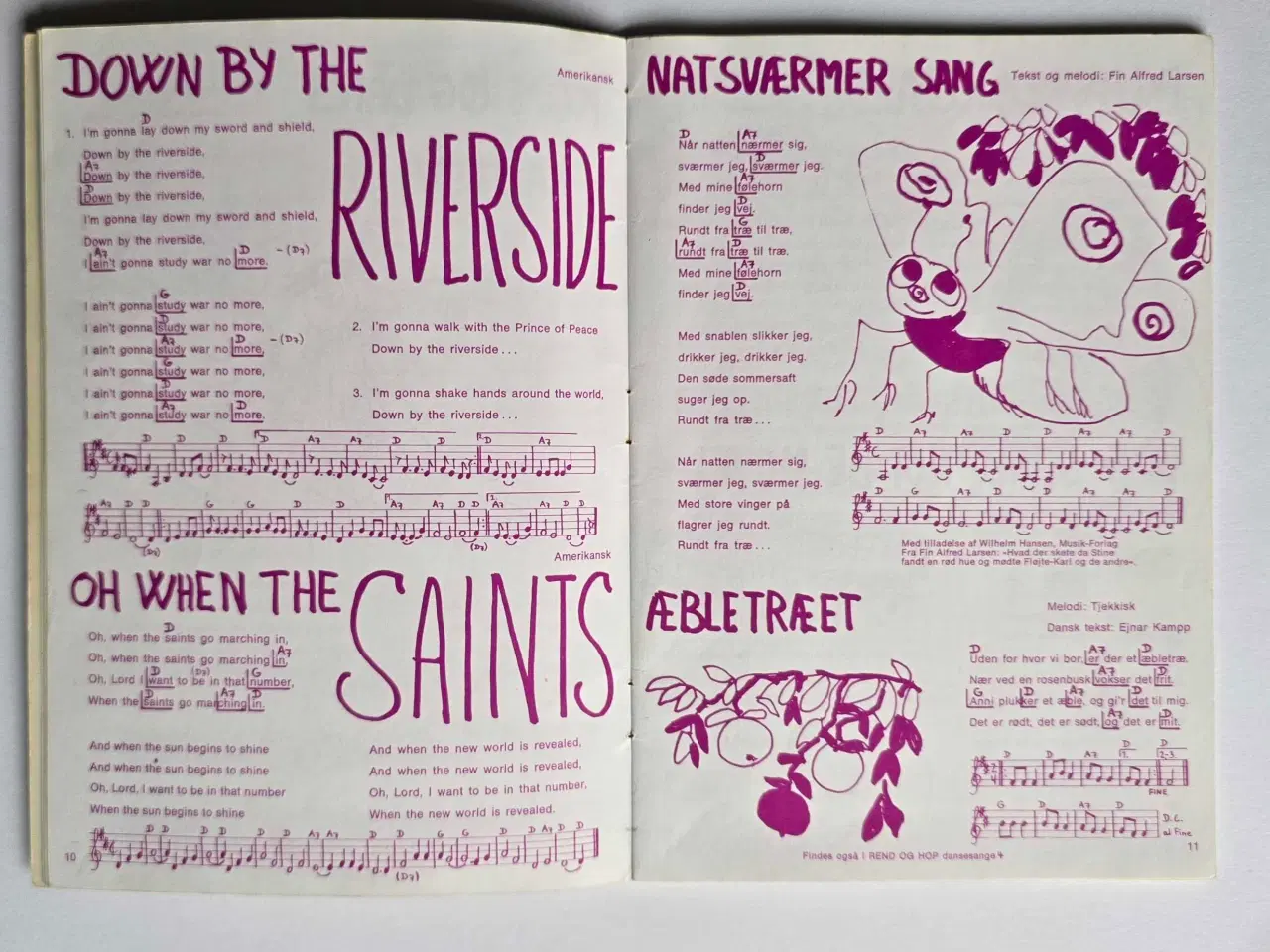 Billede 4 - Noder: "Spil bare løs 2" for guitar med 3 akkorder