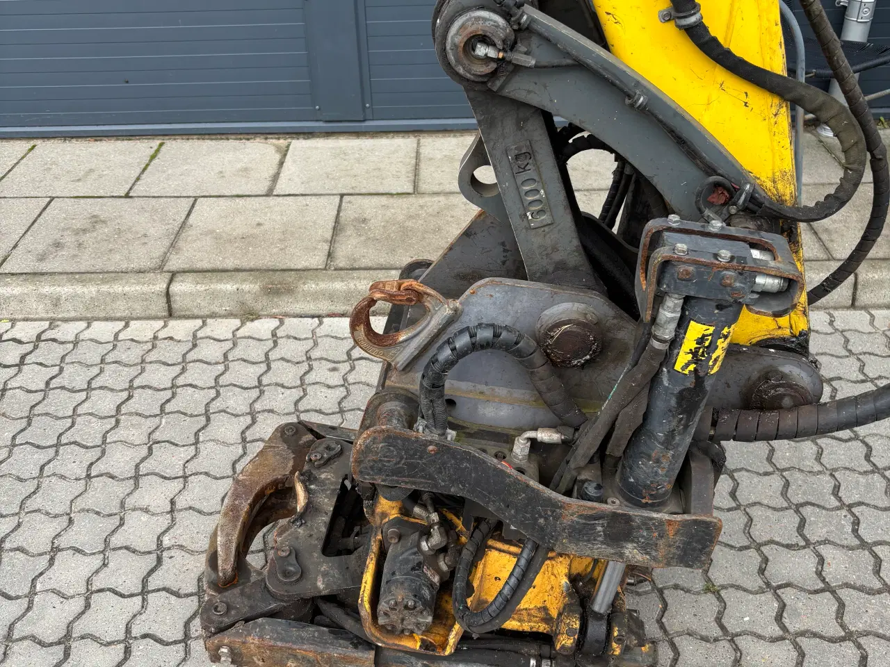 Billede 3 - Gummihjulsgravemaskine