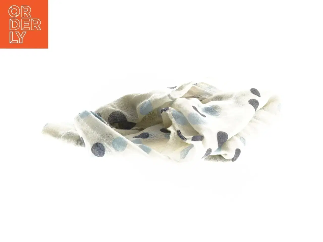 Billede 2 - Tørklæde med prikker (str. 90x190 cm)