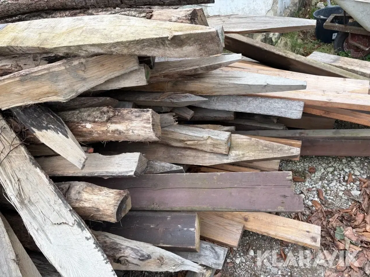 Billede 5 - Hegnspæle Egetræ kvarte - 40 styk