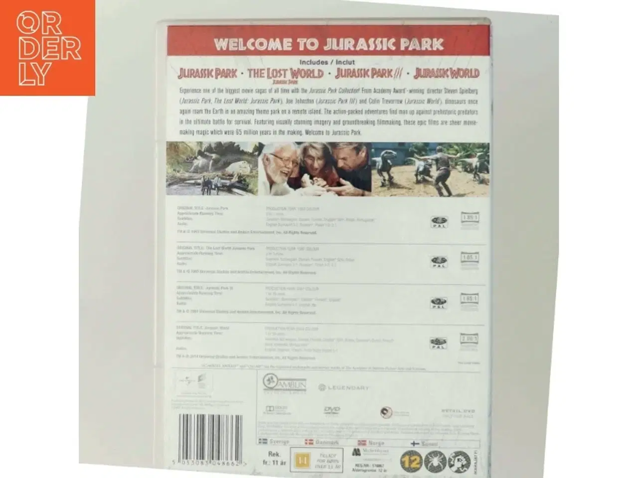 Billede 3 - Jurassic Park DVD-samling fra Universal Studios