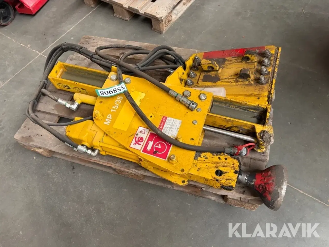 Billede 4 - Hydraulisk pælehammer Rabaud MP 15/35 Beko MA skifte