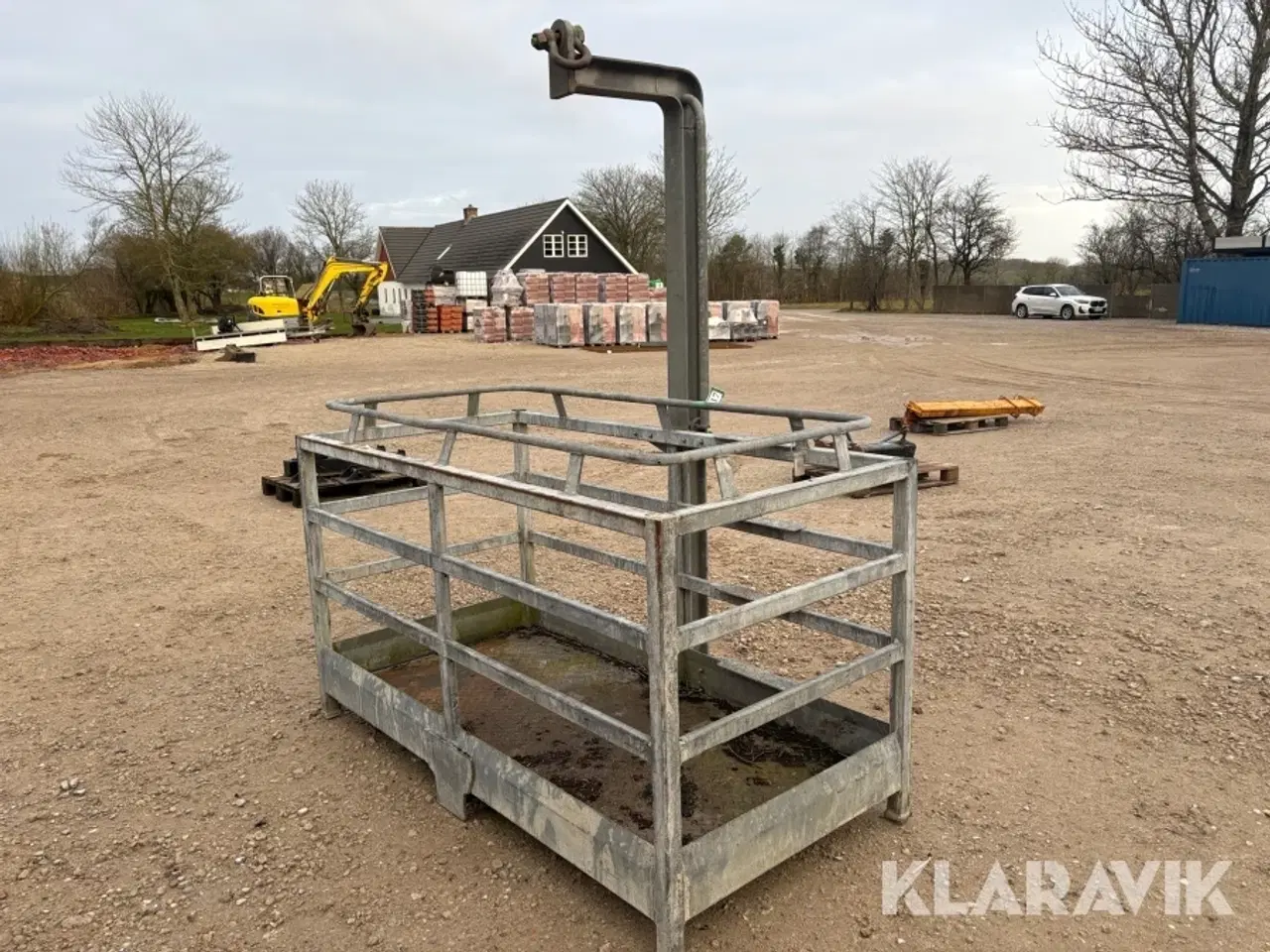 Billede 1 - Galvaniseret mandskabskurv Lehaka