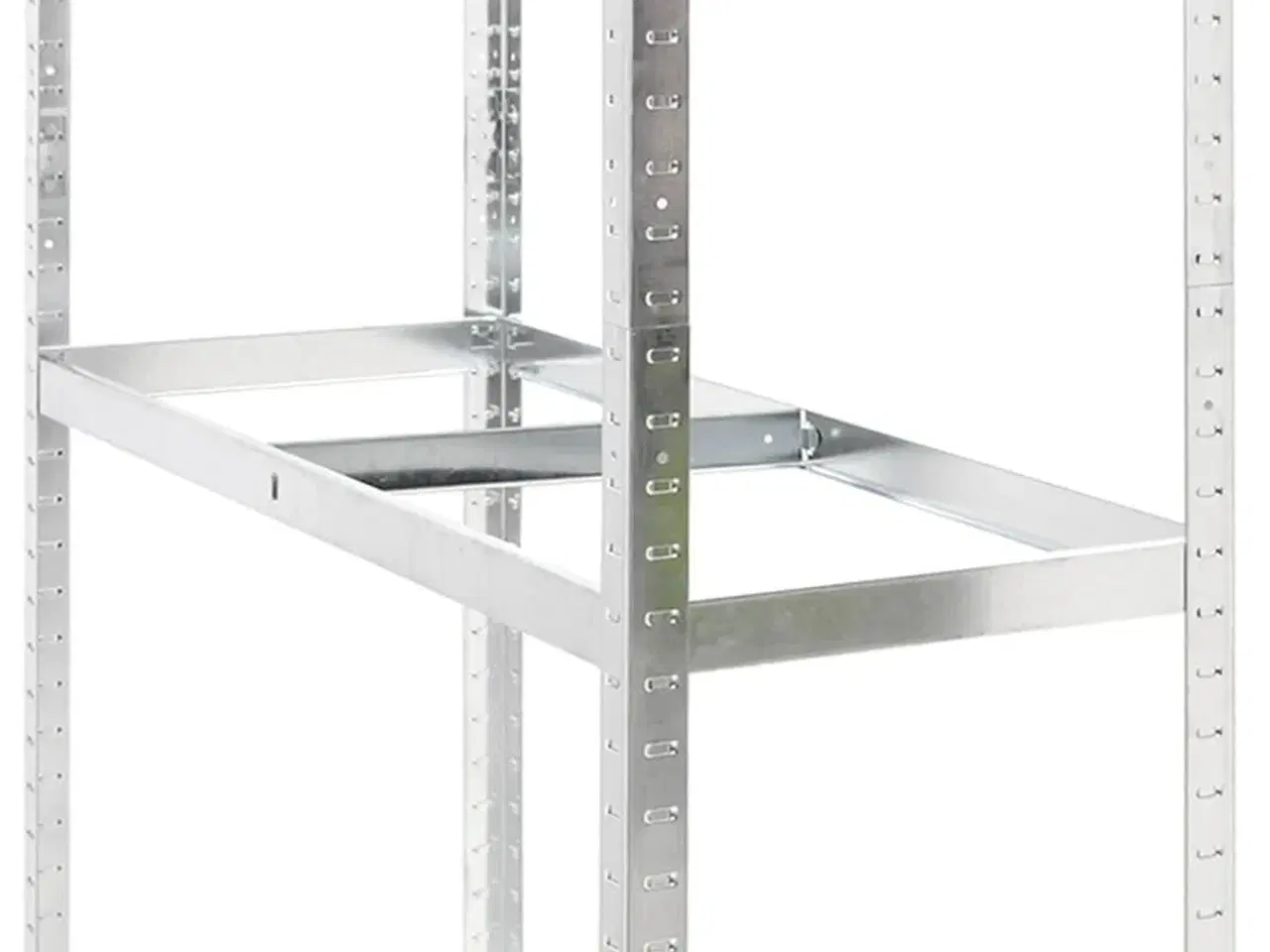 Billede 7 - Dækreol med 3 hylder 110x40x200 cm stål sølvfarvet