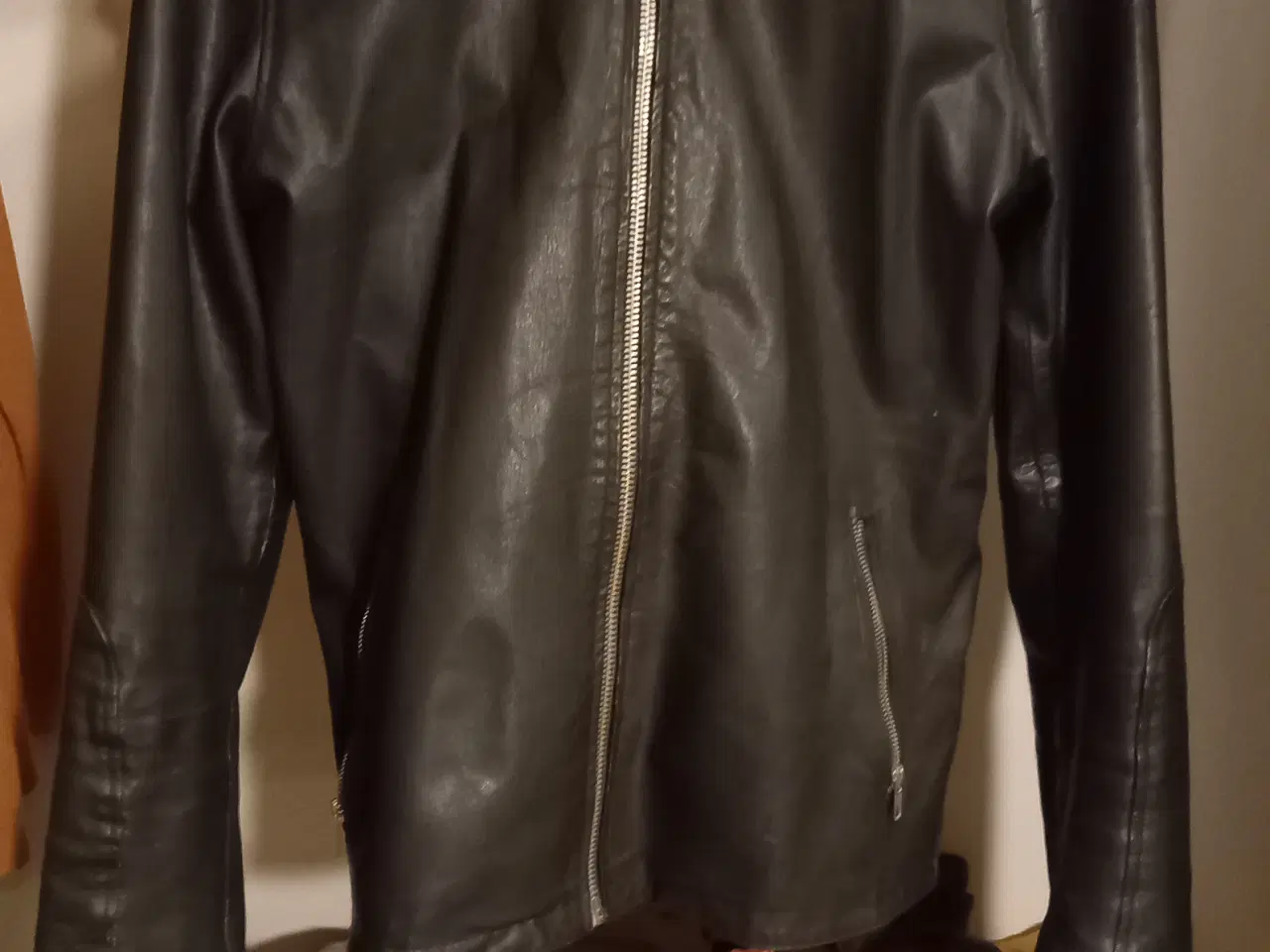 Billede 1 - Læderjakke - Caféracer stil