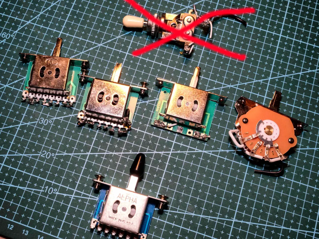 Billede 3 - Guitar - Swichs - Lot.  3-way, 5 ways.