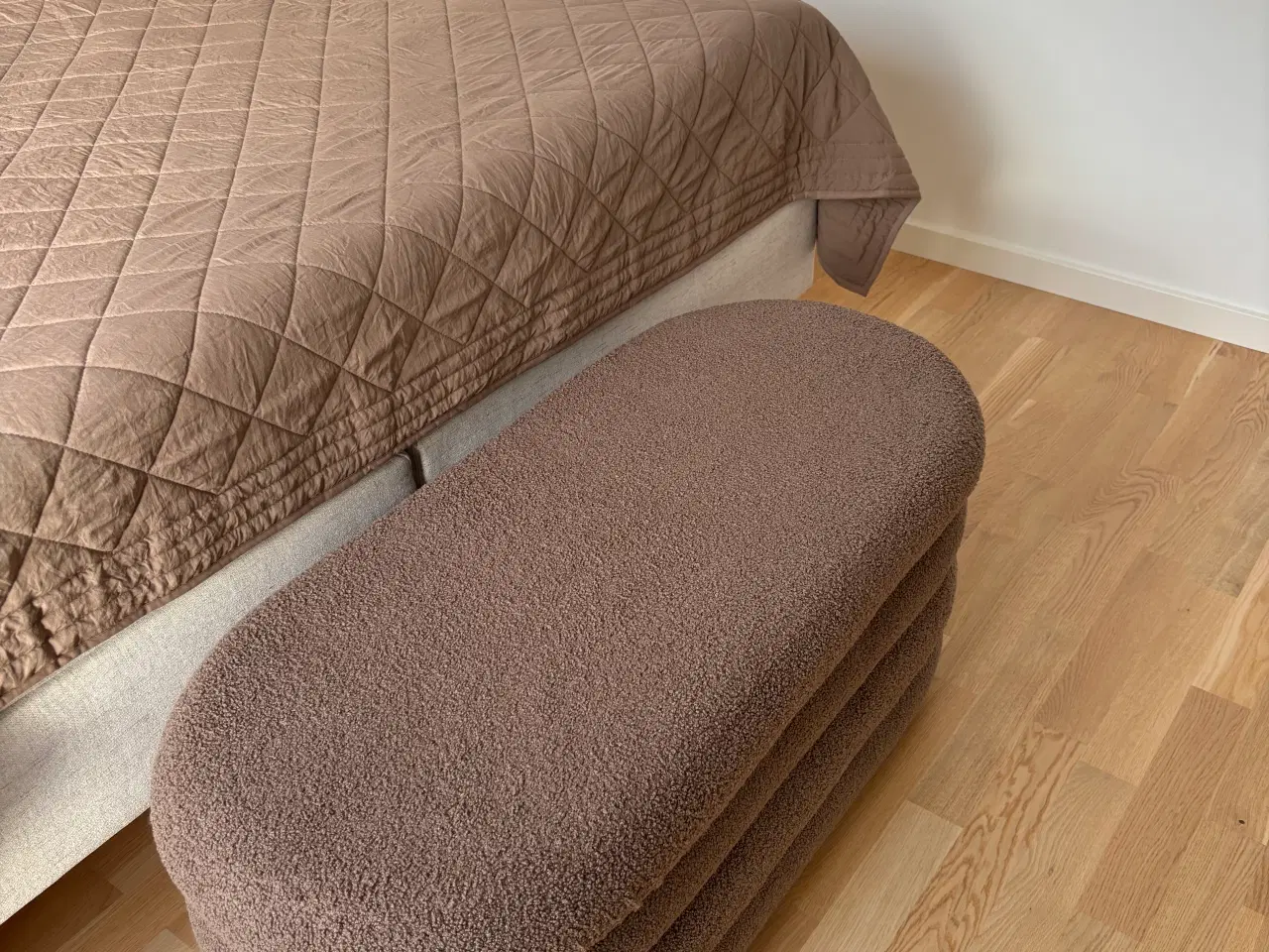 Billede 2 - Brun opbevarings puff