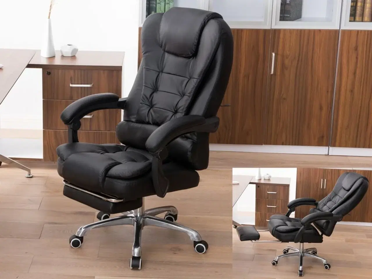Billede 1 - Kontorstol model "MAYOR", sort.
