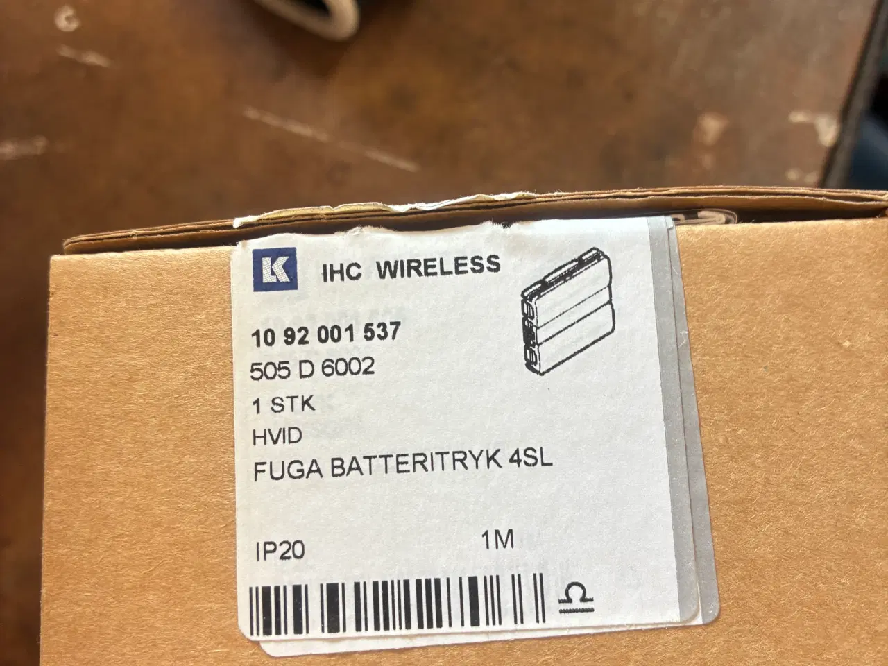 Billede 1 - IHC® Wireless batteritryk LK FUGA (25stk)