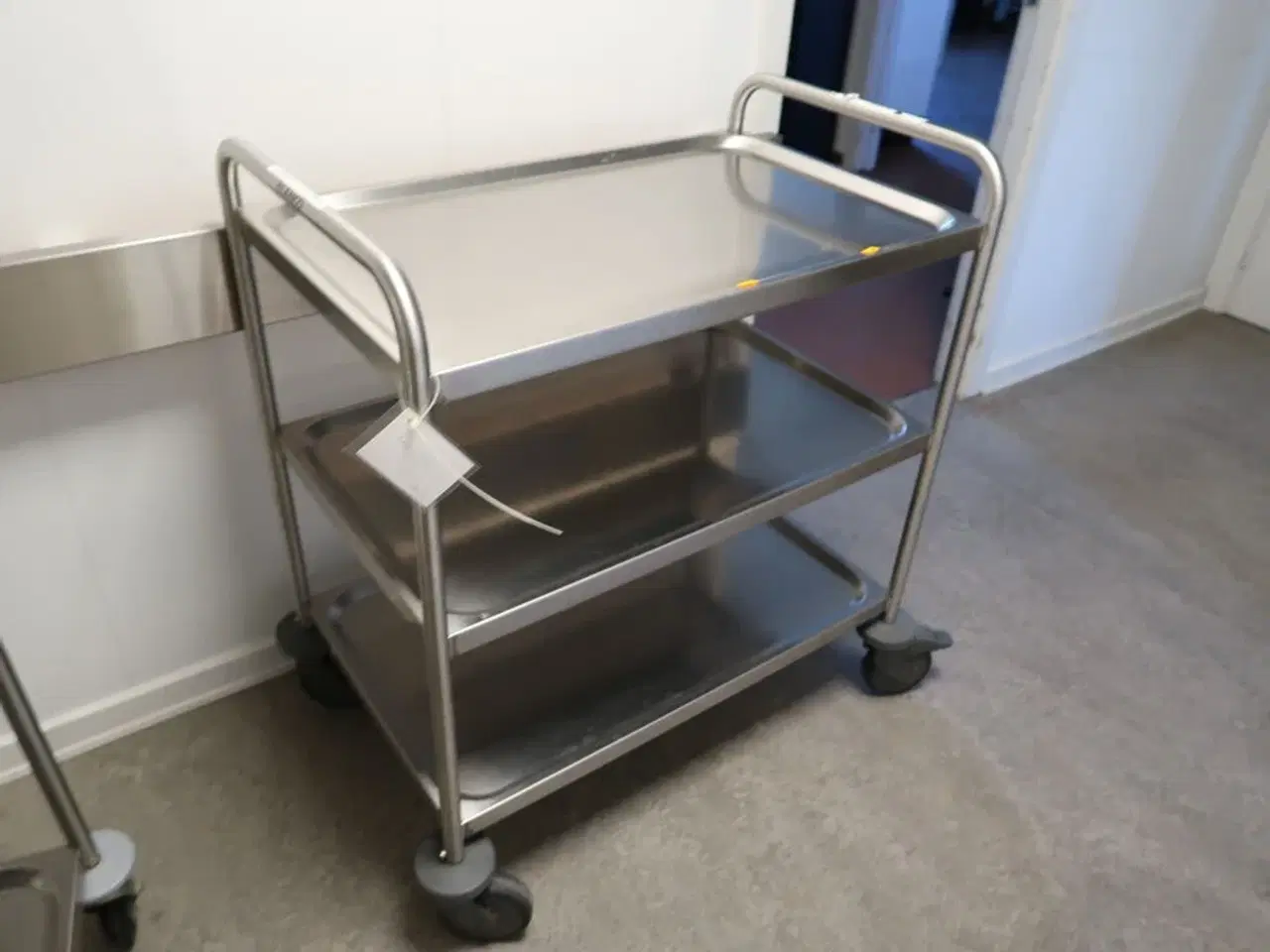 Billede 1 - Rustfri stål opbevaringsvogn