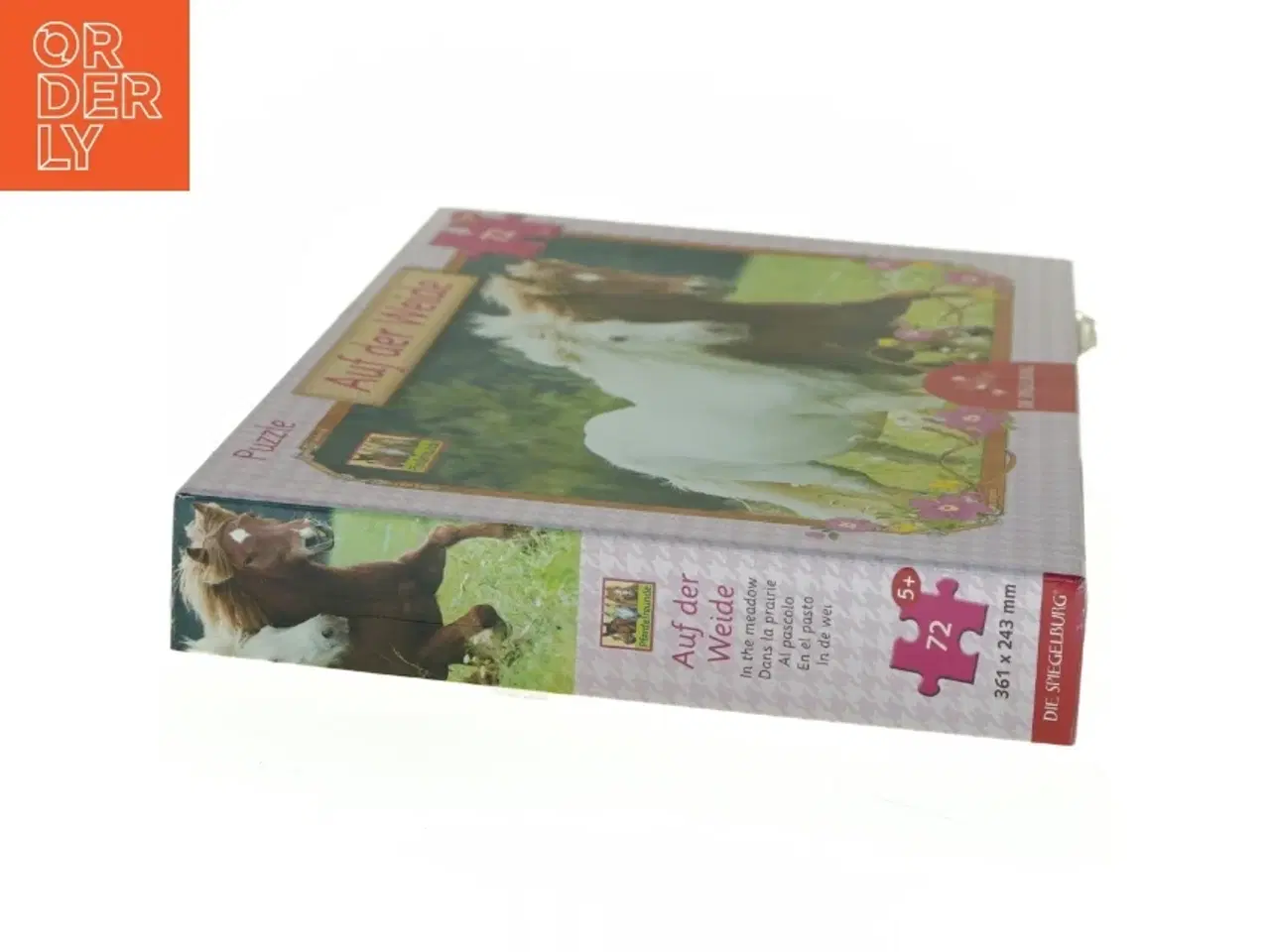 Billede 2 - Puslespil med hestemotiv (str. 36 x, 24 cm)