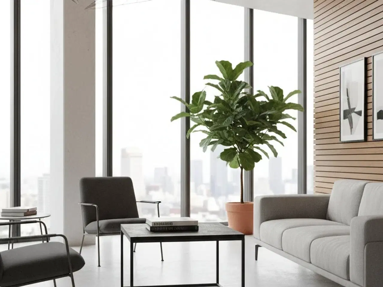 Billede 2 - Sofabord - Mørkebrun 60x60x42 cm