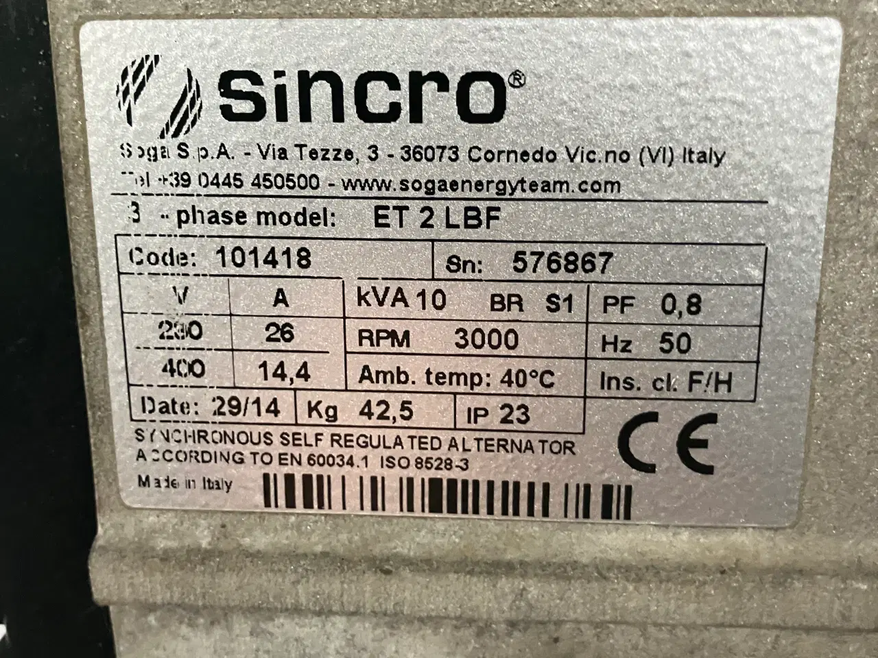 Billede 5 - Byd Fogo FH 8000 Generator