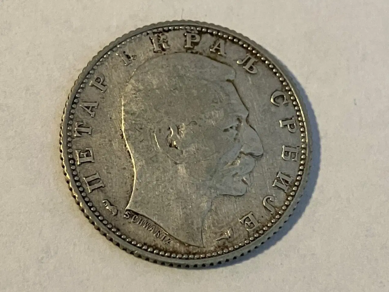 Billede 2 - 1 Dinar Serbia 1915