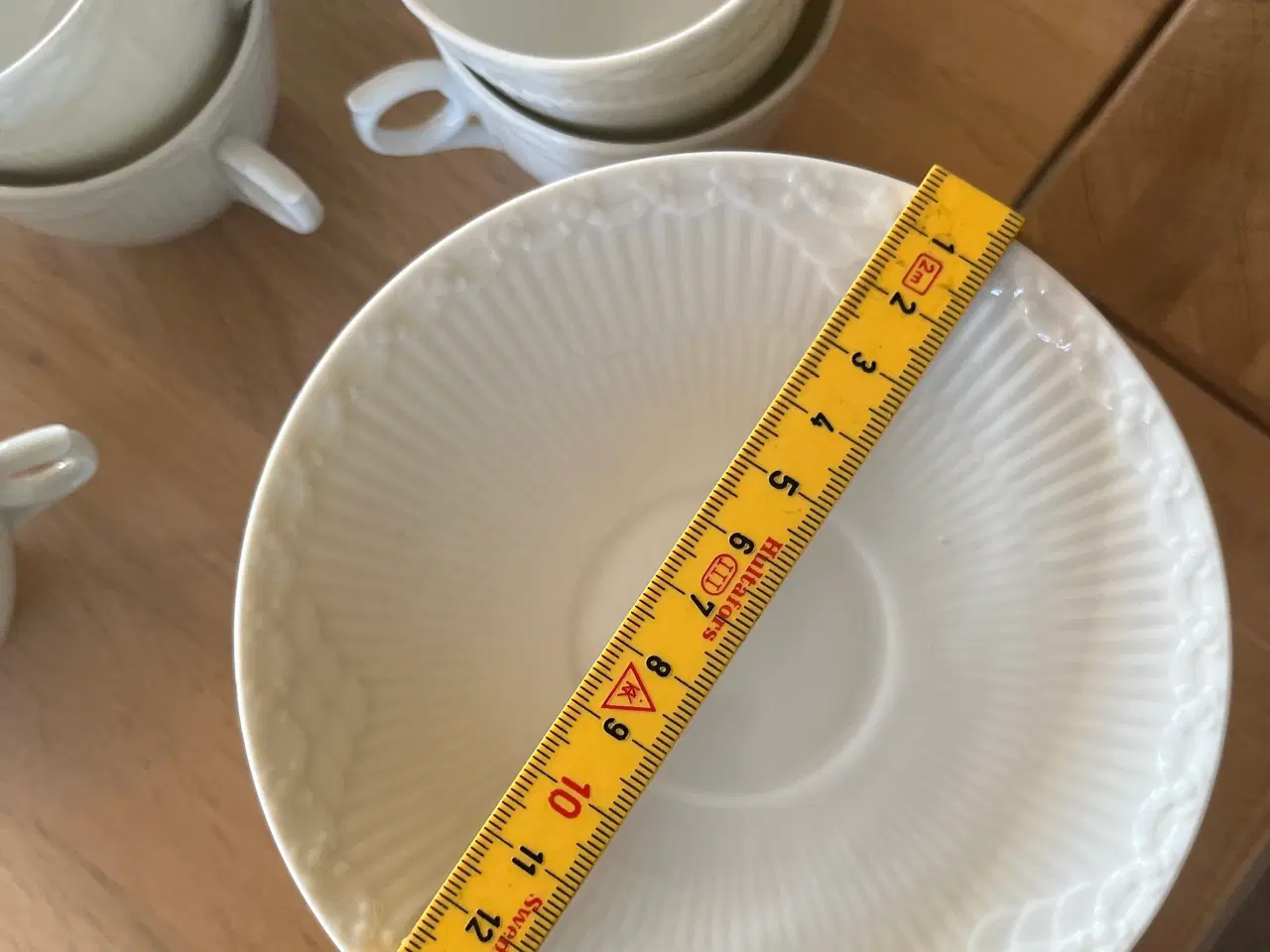 Billede 2 - Royal Copenhagen Hvid halv blonde