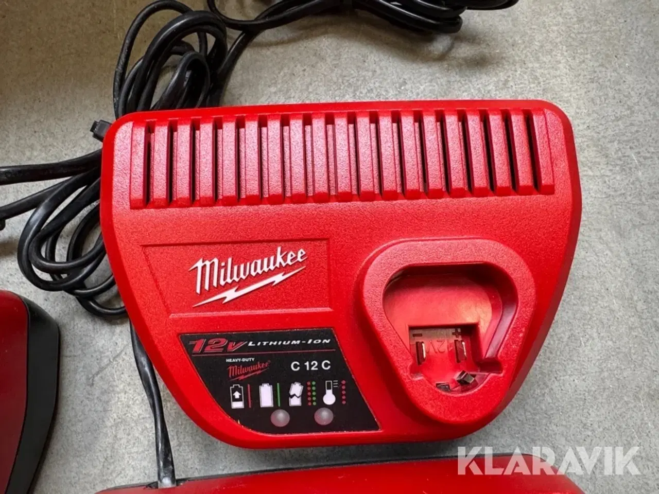 Billede 8 - Batteri oplader til 12 volt Milwaukee 12 V 6 styks