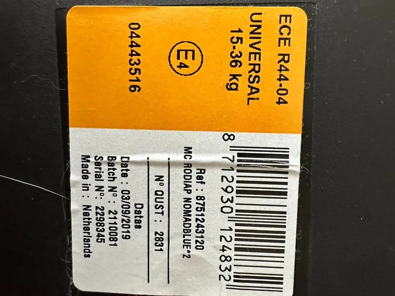 Billede 3 - 2 stk Maxi Cosi Rodi autostole 15-36kg