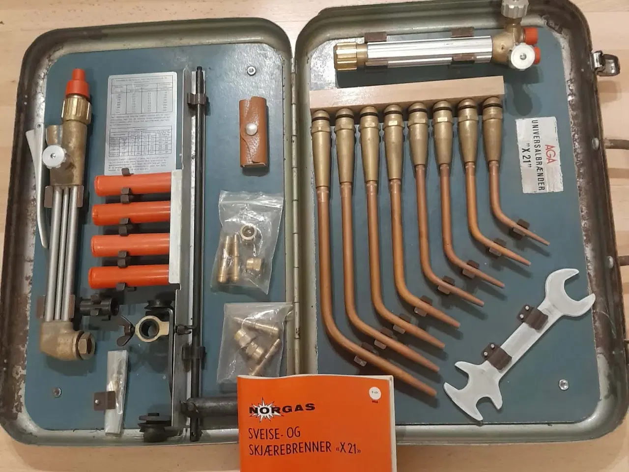 Billede 1 - Skærebrænder, svejsesæt X21 AGA