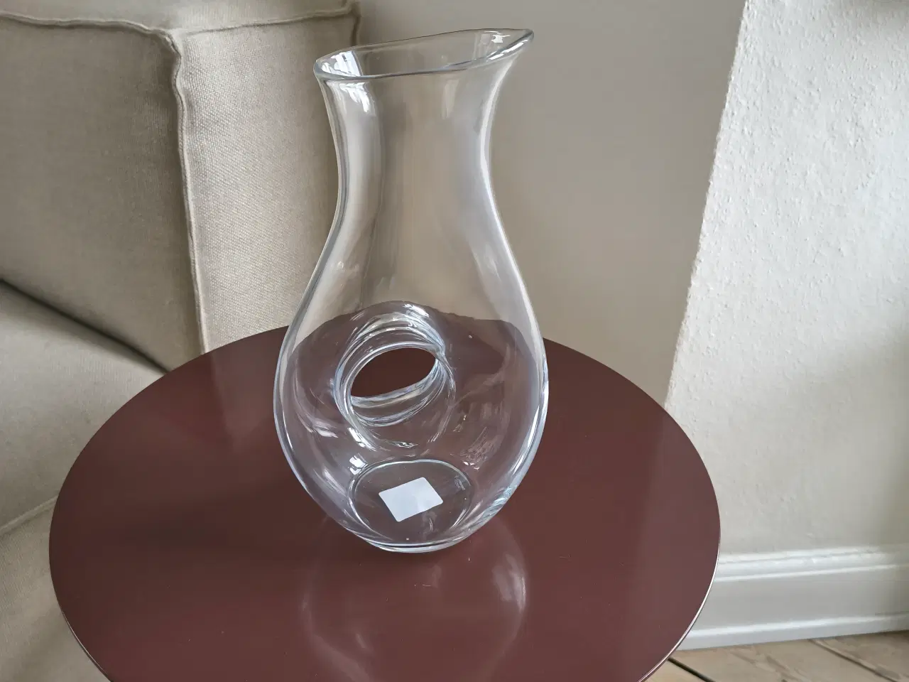 Billede 4 - Mundblæst glaskaraffel (ny)