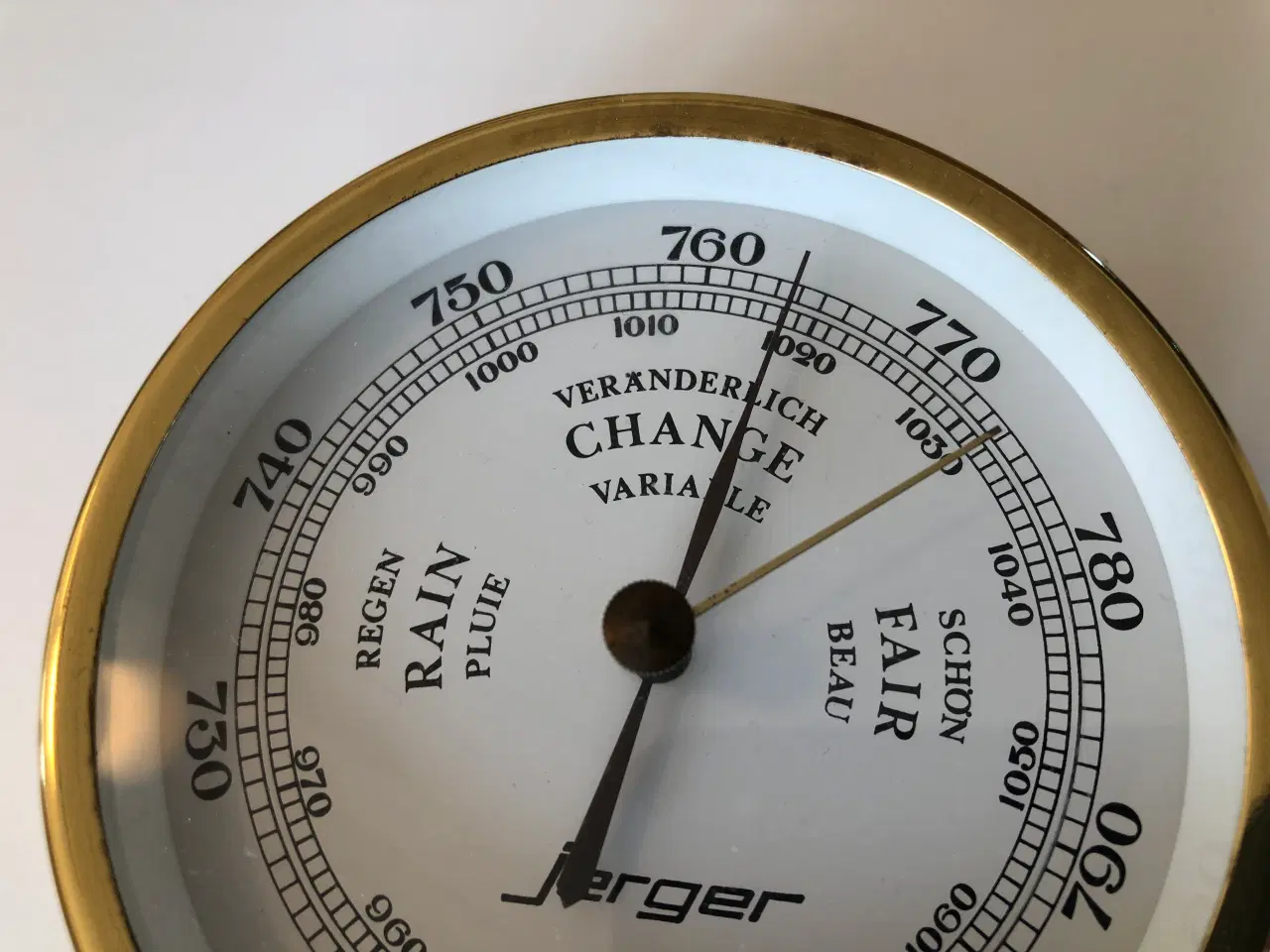 Billede 3 - Skibs barometer fra Jerger