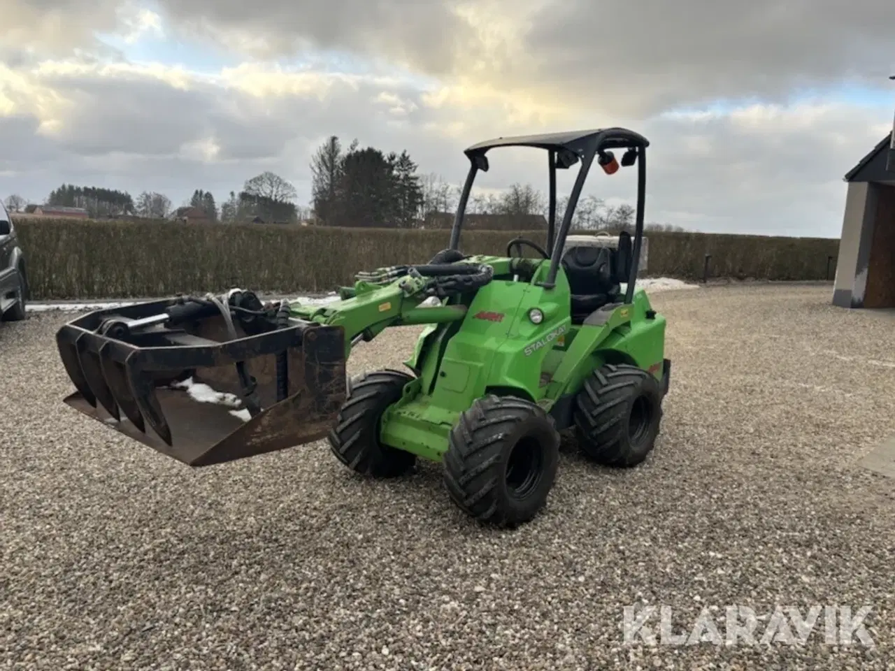 Billede 1 - Minilæsser Avant Staldkat 630 med siloklo