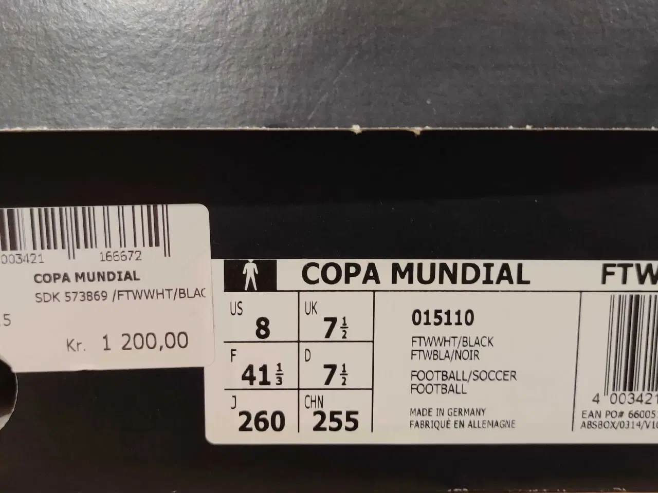 Billede 1 - Copa Mundial str. 41 1/3, ubrugte.