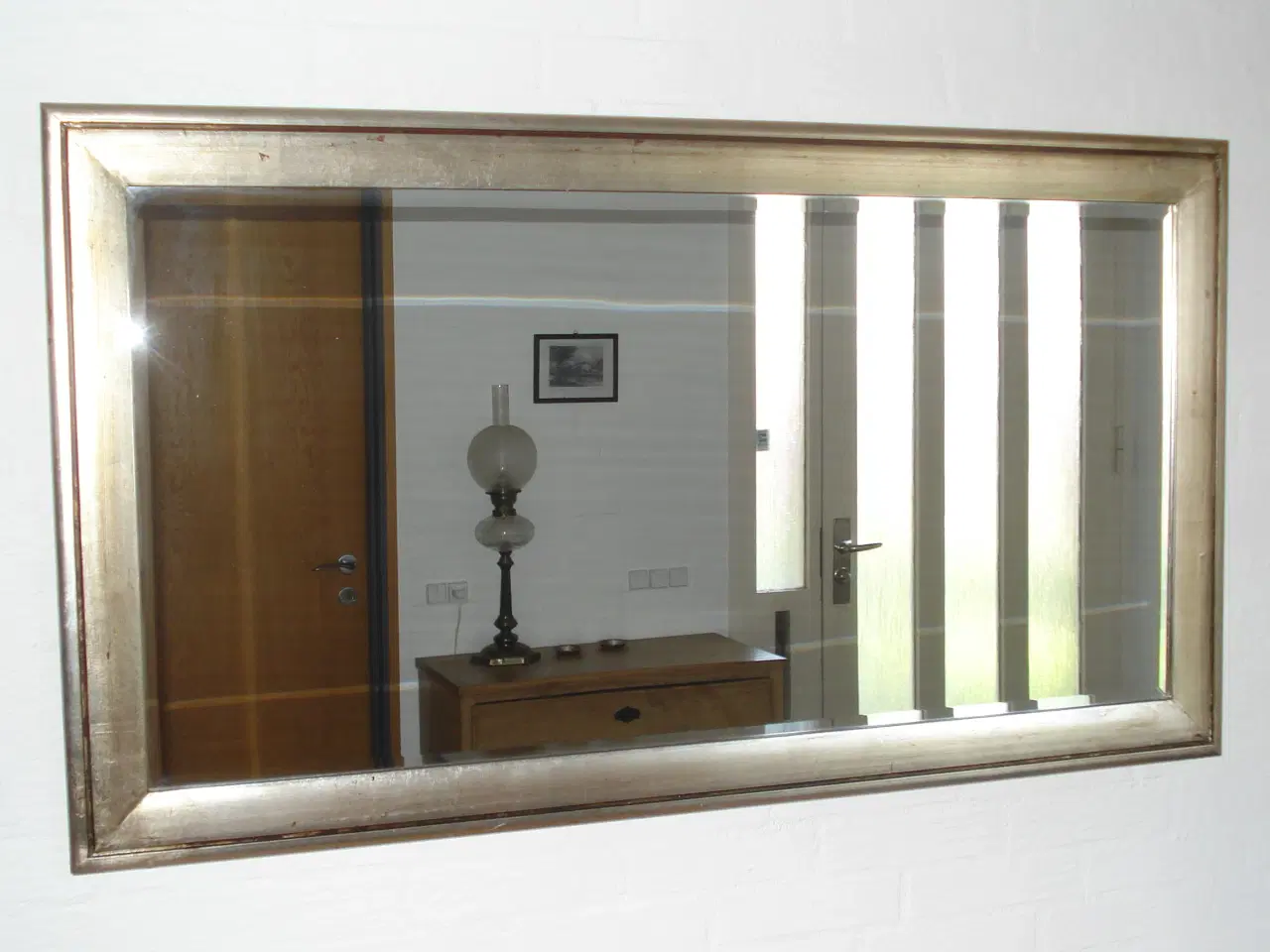 Billede 2 - Stort entre-spejl i træramme