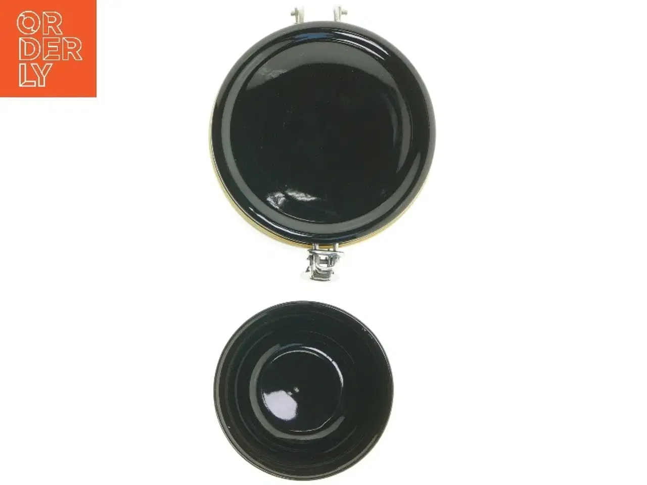 Billede 6 - Sort opbevaringsglas med låg fra Bee House Japan (str. Ø 13 cm)