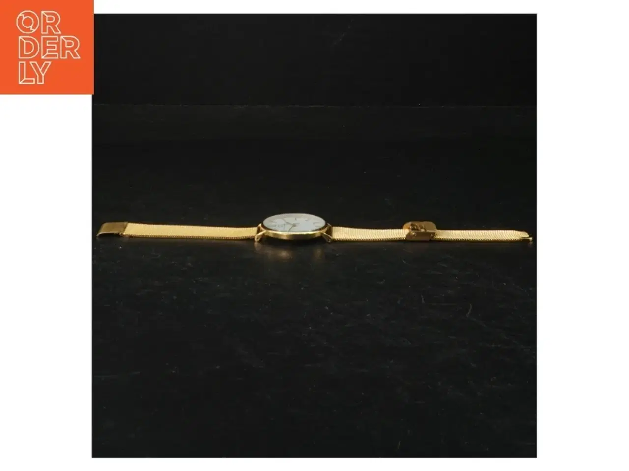 Billede 3 - Guldfarvet mesh-urrem armbåndsur fra Jewellery Of Copenhagen (str. 24 cm. 3,5 cm i diameter)