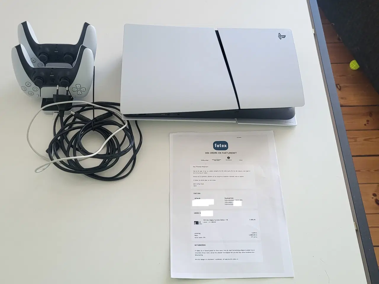 Billede 1 - PS5 Slim digital + tilbehør