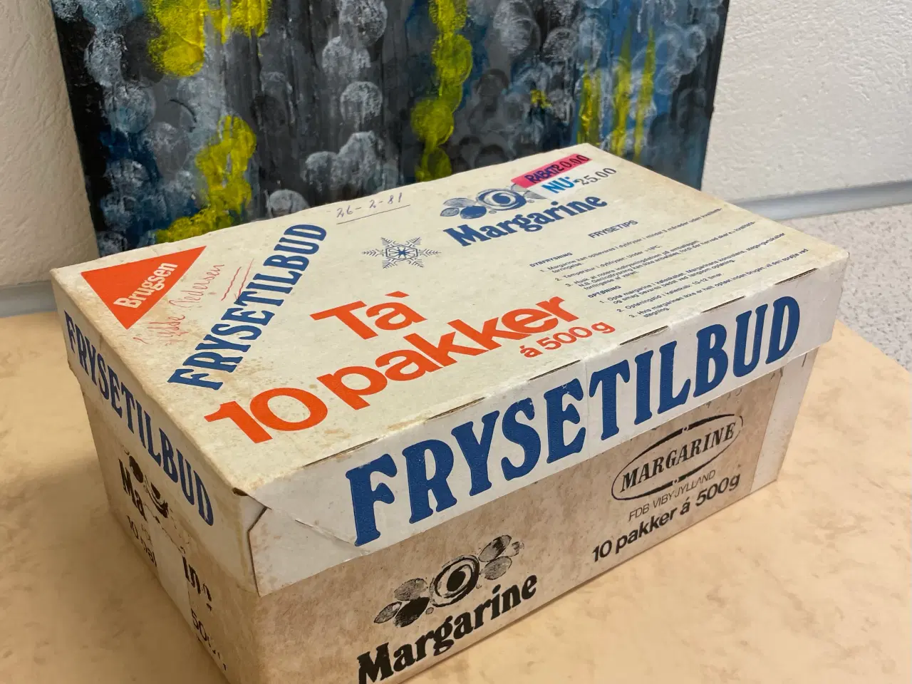 Billede 1 - Margarinekasse