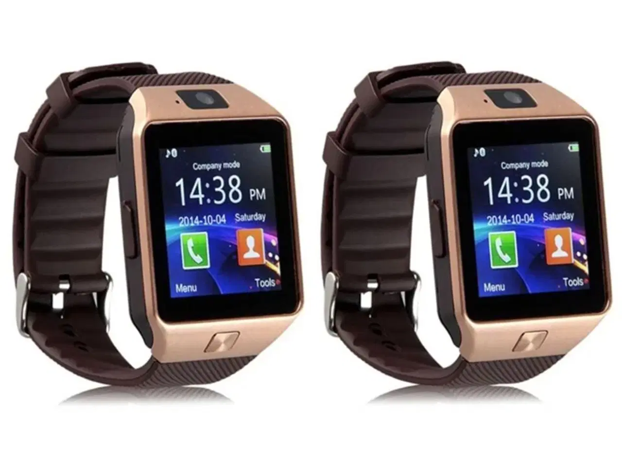 Billede 1 - 2 stk. Bluetooth UR/mobiltelefon m/SIM-kortlæser.