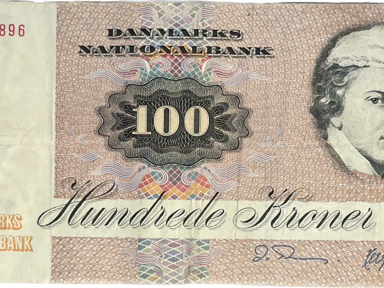 Billede 1 - 100 kr Seddel 1990 D9
