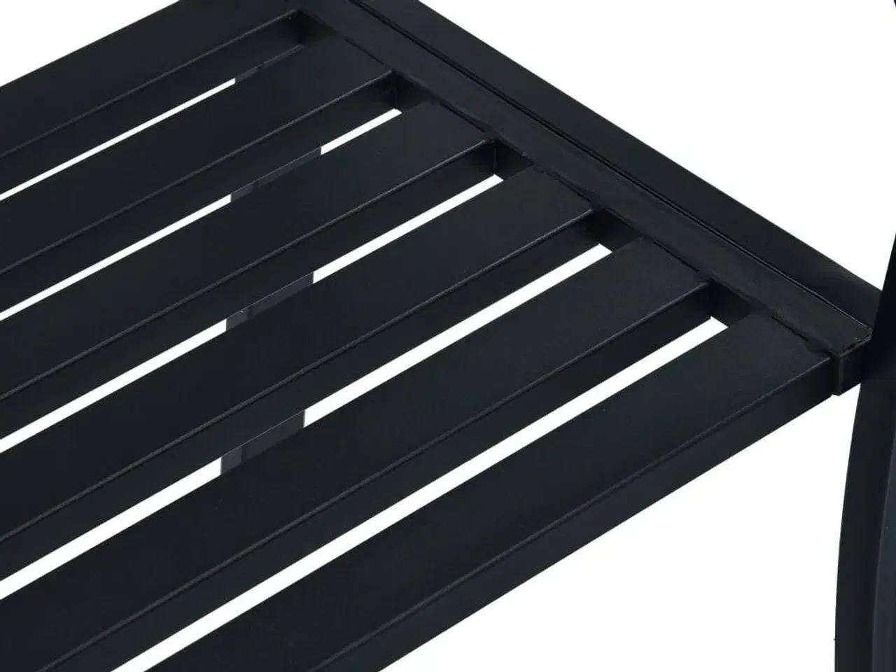 Billede 6 - Havebænk 125 cm stål sort