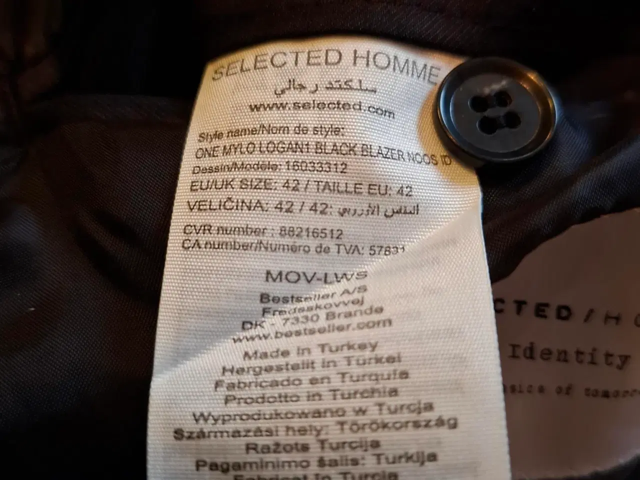 Billede 1 - Jakke Sort Størrelse 42