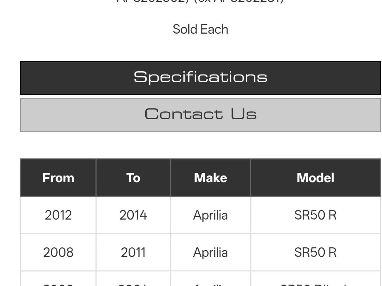 Billede 3 - Aprilia SR50 Ditech. Ny Original Luftfilterindsats